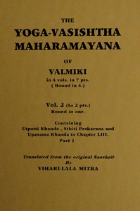 Cover of The Yoga-Vasishtha Maharamayana ...