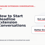 How to Start Deadline Extension Conversations Clearly