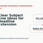 Clear Subject Line Ideas for Deadline Extension Conversations