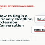 How to Begin a Friendly Deadline Extension Conversation
