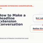 How to Make a Deadline Extension Conversation Easy to Understand