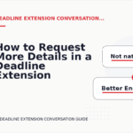 How to Request More Details in a Deadline Extension Conversation