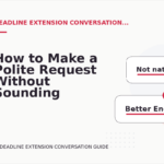 How to Make a Polite Request Without Sounding Demanding in Deadline Extension Conversation English