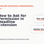 How to Ask for Permission in Deadline Extension Conversation English