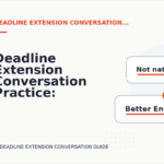 Deadline Extension Conversation Practice: Clear Reply Patterns