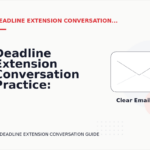 Deadline Extension Conversation Practice: Email and Message Examples